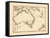 1841, Australia, New Zealand-null-Framed Stretched Canvas