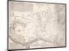 1841, Flushing Wall Map, New York, United States-null-Mounted Giclee Print