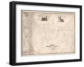 1846, Brunswick 1846, Maine, United States-null-Framed Giclee Print