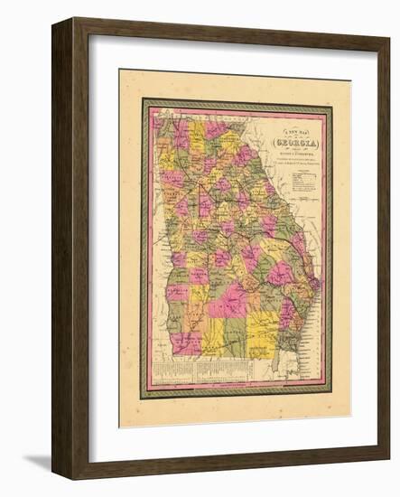 1846, Georgia, United States-null-Framed Giclee Print