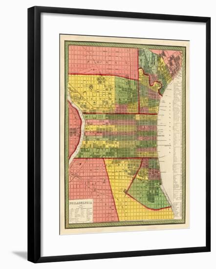 1846, Philadelphia 1846, Pennsylvania, United States-null-Framed Giclee Print