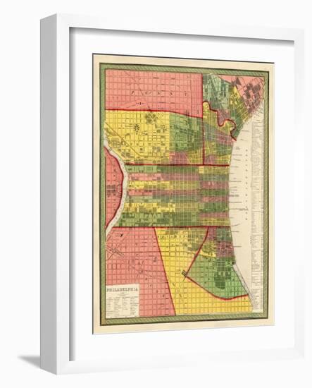 1846, Philadelphia 1846, Pennsylvania, United States-null-Framed Giclee Print