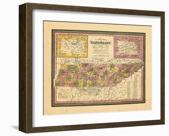 1846, Tennessee-null-Framed Giclee Print