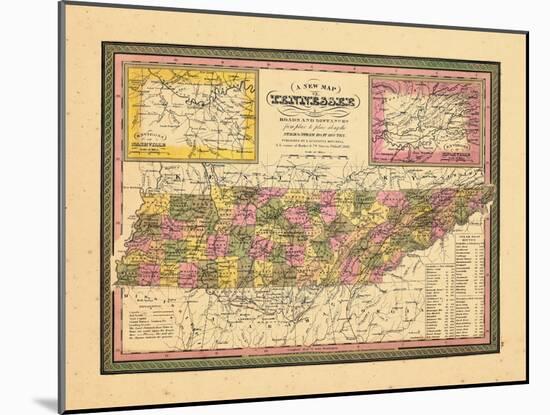 1846, Tennessee-null-Mounted Giclee Print