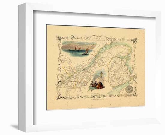 1848, Canada, Ontario, Quebec-null-Framed Giclee Print