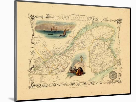 1848, Canada, Ontario, Quebec-null-Mounted Giclee Print