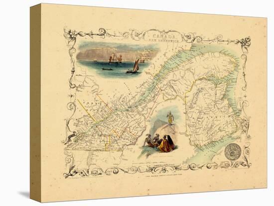 1848, Canada, Ontario, Quebec-null-Stretched Canvas