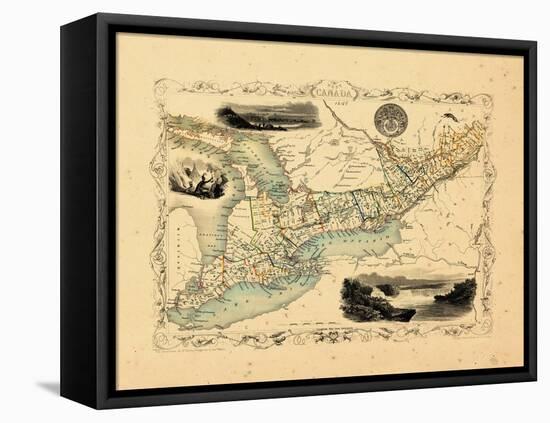 1848, Canada, Ontario, Quebec-null-Framed Stretched Canvas