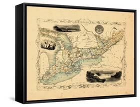 1848, Canada, Ontario, Quebec-null-Framed Stretched Canvas