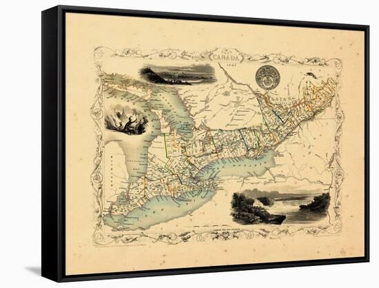 1848, Canada, Ontario, Quebec-null-Framed Stretched Canvas