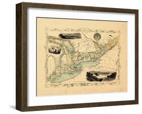 1848, Canada, Ontario, Quebec-null-Framed Giclee Print