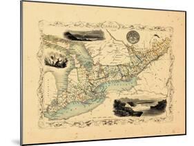 1848, Canada, Ontario, Quebec-null-Mounted Giclee Print