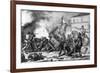 1848, Catania Fighting-Ferdinand Perrin-Framed Premium Giclee Print