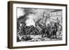 1848, Catania Fighting-Ferdinand Perrin-Framed Art Print