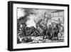 1848, Catania Fighting-Ferdinand Perrin-Framed Art Print