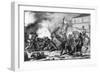 1848, Catania Fighting-Ferdinand Perrin-Framed Art Print