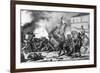 1848, Catania Fighting-Ferdinand Perrin-Framed Art Print