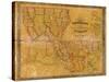 1848, Louisiana State Map with Landowner Names, Louisiana, United States-null-Stretched Canvas