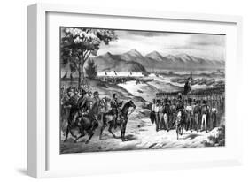 1848, Peschiera Surrender-Ferdinand Perrin-Framed Art Print