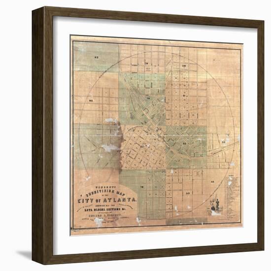 1850s, Atlanta, Georgia, United States-null-Framed Giclee Print