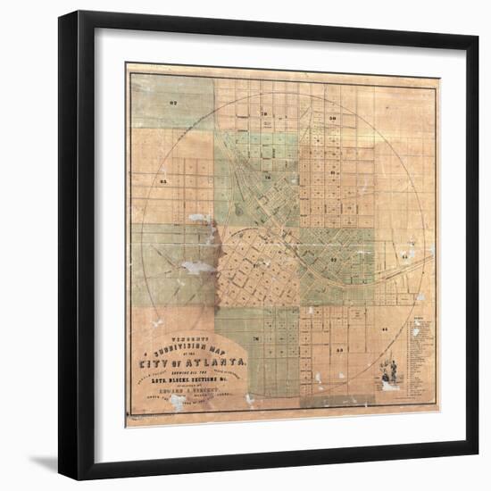 1850s, Atlanta, Georgia, United States-null-Framed Giclee Print