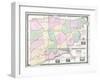 1852, Jefferson County - WV formerly VA Wall Map, West Virginia, United States-null-Framed Giclee Print