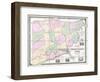 1852, Jefferson County - WV formerly VA Wall Map, West Virginia, United States-null-Framed Giclee Print