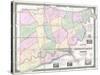 1852, Jefferson County - WV formerly VA Wall Map, West Virginia, United States-null-Stretched Canvas