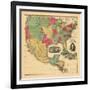 1852, Mexico, United States, Central America-null-Framed Giclee Print