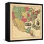 1852, Mexico, United States, Central America-null-Framed Stretched Canvas