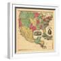 1852, Mexico, United States, Central America-null-Framed Giclee Print