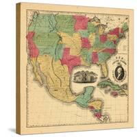 1852, Mexico, United States, Central America-null-Stretched Canvas
