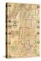 1853, Washington County 1853 Wall Map, New York, United States-null-Stretched Canvas