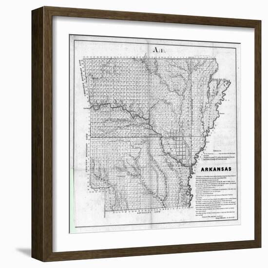 1854, Arkansas-null-Framed Giclee Print