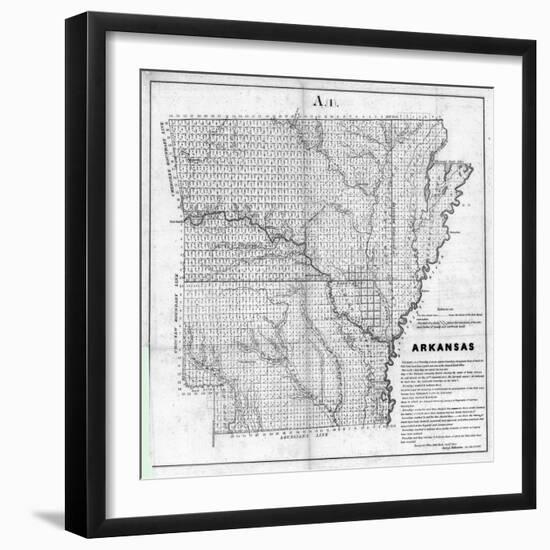 1854, Arkansas-null-Framed Giclee Print