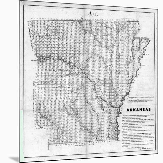 1854, Arkansas-null-Mounted Giclee Print