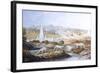 1854 Crystal Palace Dinosaurs by Baxter 2-Paul Stewart-Framed Premium Photographic Print