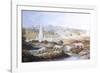 1854 Crystal Palace Dinosaurs by Baxter 2-Paul Stewart-Framed Photographic Print