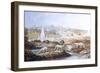 1854 Crystal Palace Dinosaurs by Baxter 2-Paul Stewart-Framed Photographic Print