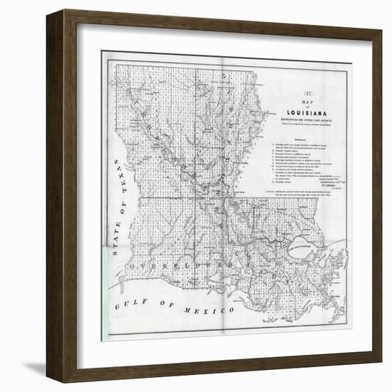 1854, Louisiana-null-Framed Giclee Print