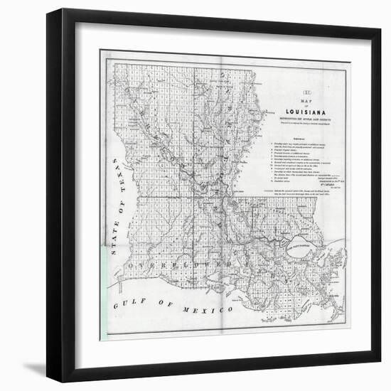 1854, Louisiana-null-Framed Giclee Print