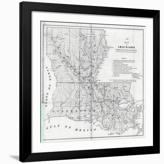 1854, Louisiana-null-Framed Giclee Print