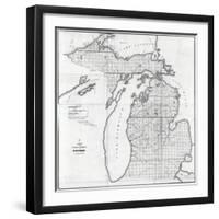 1854, Michigan-null-Framed Giclee Print