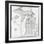 1854, Michigan-null-Framed Giclee Print