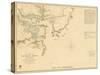 1854, Portsmouth - New Hampshire - Harbor Chart, New Hampshire, United States-null-Stretched Canvas