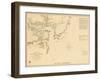 1854, Portsmouth - New Hampshire - Harbor Chart, New Hampshire, United States-null-Framed Giclee Print