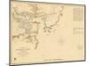 1854, Portsmouth - New Hampshire - Harbor Chart, New Hampshire, United States-null-Mounted Giclee Print