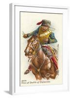 1854, Time of Battle of Balaclava-null-Framed Giclee Print
