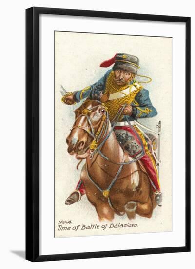 1854, Time of Battle of Balaclava-null-Framed Giclee Print