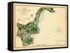 1854, York River and Cape Neddick Harbors Chart, Maine, Maine, United States-null-Framed Stretched Canvas